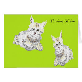 Nota Kaart Denking van U /Kittens