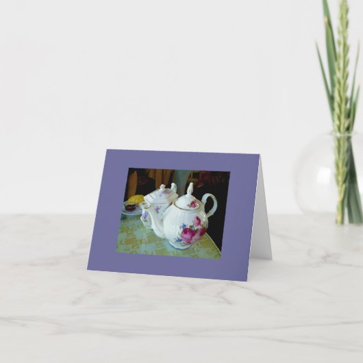 nota kaart - Engelse theepotten (Voorkant)