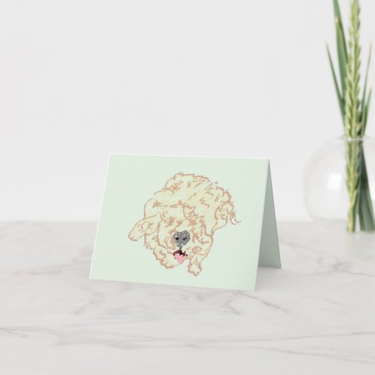 Nota Kaart : Goldendoodle (Voorkant)