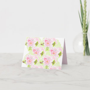 Nota Kaart: Kersenbloesems Notitiekaartje