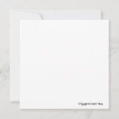 Nota Kaart Miss Sweet Pea - Zuster Notitiekaartje (Achterkant)