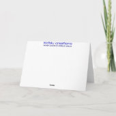 nota kaart - seahorse duikvluchtvlag (Achterkant)