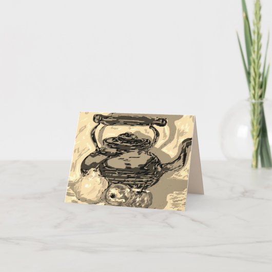 Nota Kaart: TeaTime Notitiekaartje (Voorkant)