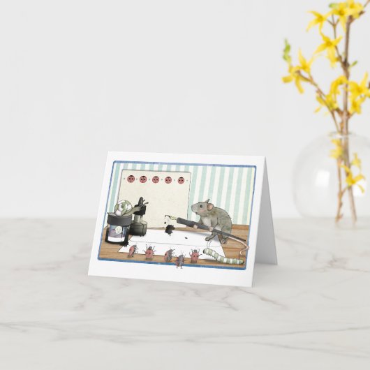 Nota of uitnodiging van de muis (Gele Bloem)