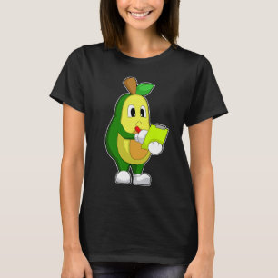 Nota van de avocado secretaris t-shirt