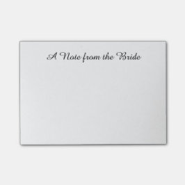"Nota van de bruid" Post-its Post-it® Notes