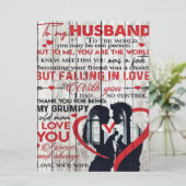 Nota van de klap voor Husband | Naar mijn Cadeau v Menu (Staand voorkant)