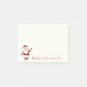 Nota van de Noordpool Santa Post-it® Notes (Voorkant)