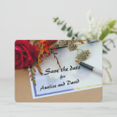 Nota voor aankondiging vlakke sparen de Datumkaart (Staand voorkant)