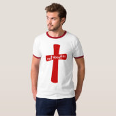 notaboutus rode kruis t-shirt (Voorkant volledig)