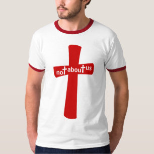 notaboutus rode kruis t-shirt
