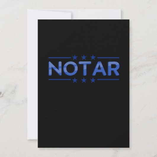Notar Notarin notarin Public Anwalt Lawyer Gift Kaart (Voorkant)