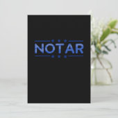 Notar Notarin notarin Public Anwalt Lawyer Gift Kaart (Staand voorkant)