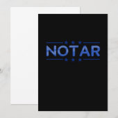 Notar Notarin notarin Public Anwalt Lawyer Gift Kaart (Voorkant / Achterkant)