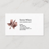 Notari Public Texas Stamp Loan Signing Agent Busi Visitekaartje (Achterkant)