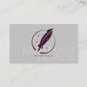 Notarieel publiek - Lening Signing Agent - Stijlvo Visitekaartje (Achterkant)