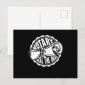 Notarieel zegel het wetsontwerp van de advocaat briefkaart (Voorkant / Achterkant)