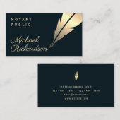 Notaris advocaat Elegant Visitekaartje (Voorkant / Achterkant)