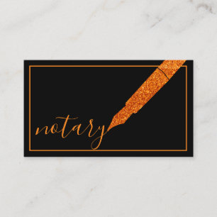 Notaris Agent Pen Logo Freelance Calligrafie Schri Visitekaartje
