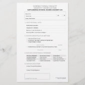 Notaris Correctie Identiteitsverificatieblad Briefpapier (Voorkant)