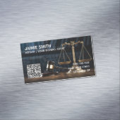 Notaris Custom QR Magnetisch Visitekaartje (Voorbeeld)