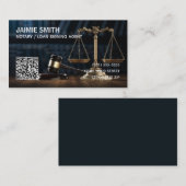 Notaris Custom QR Visitekaartje (Voorkant / Achterkant)