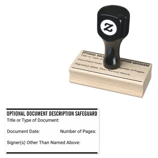 Notaris Document Beschrijving Beveiligingsstempel Rubberstempel (Gestempeld)