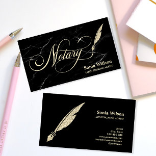 Notaris Elegant Professionele Veren Pen Visitekaartje