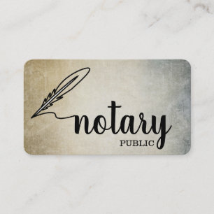 Notaris Elegant Schrift Eenvoudig Visitekaartje