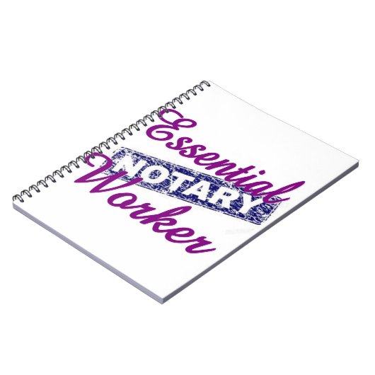 Notaris Essential Worker Notitieboek (Linkerzijde)