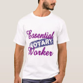 Notaris Essential Worker T-shirt (Voorkant)