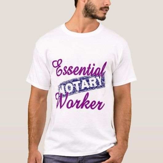 Notaris Essential Worker T-shirt (Voorkant)