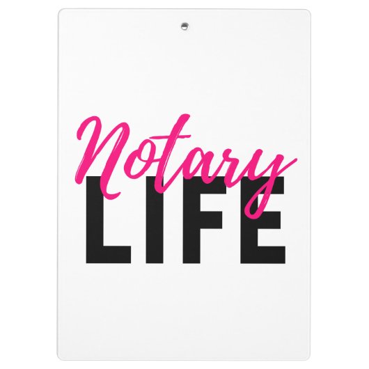 notaris klembord (Achterkant)