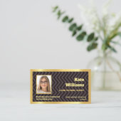 🏛️ notaris lening ondertekenen aangepaste QR Contactkaartje (Staand voorkant)