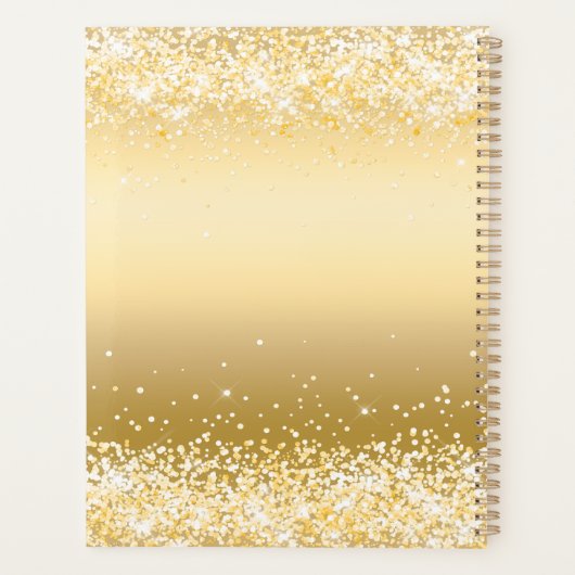 Notaris lening ondertekening agent goud 2025 planner (Achterkant)