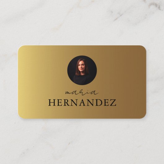 Notaris lening ondertekening agent Goud Zwart foto Visitekaartje (Achterkant)