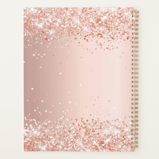 Notaris lening ondertekening agent roos goud 2026 planner (Achterkant)