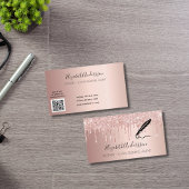 Notaris lening ondertekening agent roos goud QR co Visitekaartje