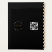 Notaris lening ondertekening agent zwart goud 2026 planner (Achterkant)