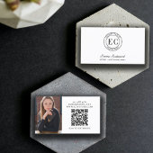 Notaris Lening Signing Agent Foto QR Code Visitekaartje