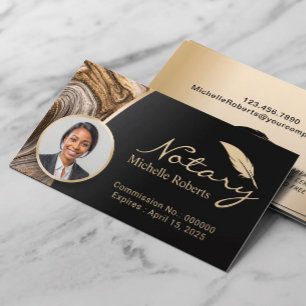Notaris Lening Signing Agent Gold Agaat Foto Visitekaartje