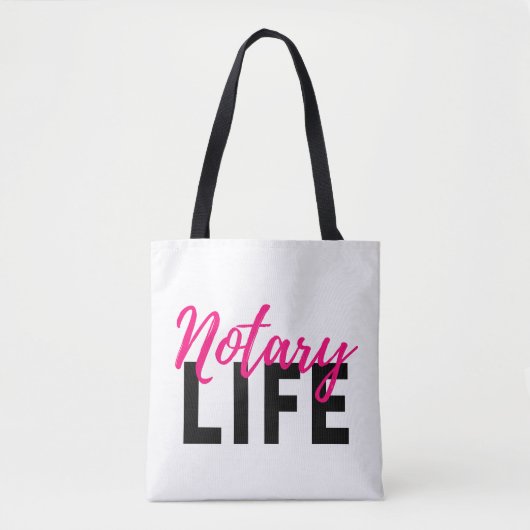 Notaris leven openbaar tote bag (Voorkant)