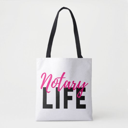 Notaris Life Canvas tas (Voorkant)