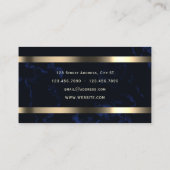 Notaris logo wapen gouden visitekaartje (Achterkant)