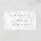 Notaris Mobiele Lening Signing Agent Wit Marmer Visitekaartje (Achterkant)