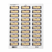 Notaris Modern Abstracte Kunst Etiket (Full Sheet)