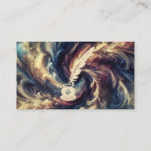 Notaris Moderne Abstracte Kunst Visitekaartje (Achterkant)