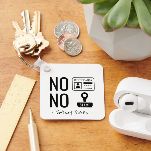 Notaris Nee Nee Sleutelhanger (Bureau)