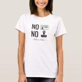 Notaris Nee Nee T-shirt (Voorkant)