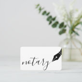 Notaris Nib Logo Tax Preparate Book Keeping Visitekaartje (Staand voorkant)
